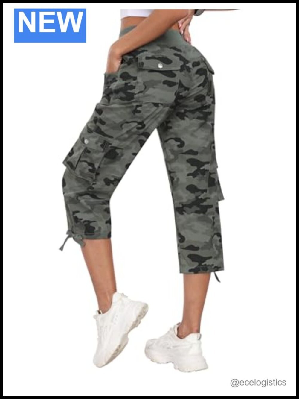 Women's Cargo Capris Hiking Pants Lightweight Quick Dry Outdoor Athletic Travel